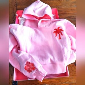 *VIRAL* PINK PALM PUFF HOODIE
